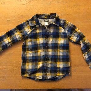 Oshkosh flannel shirt boys 10/12